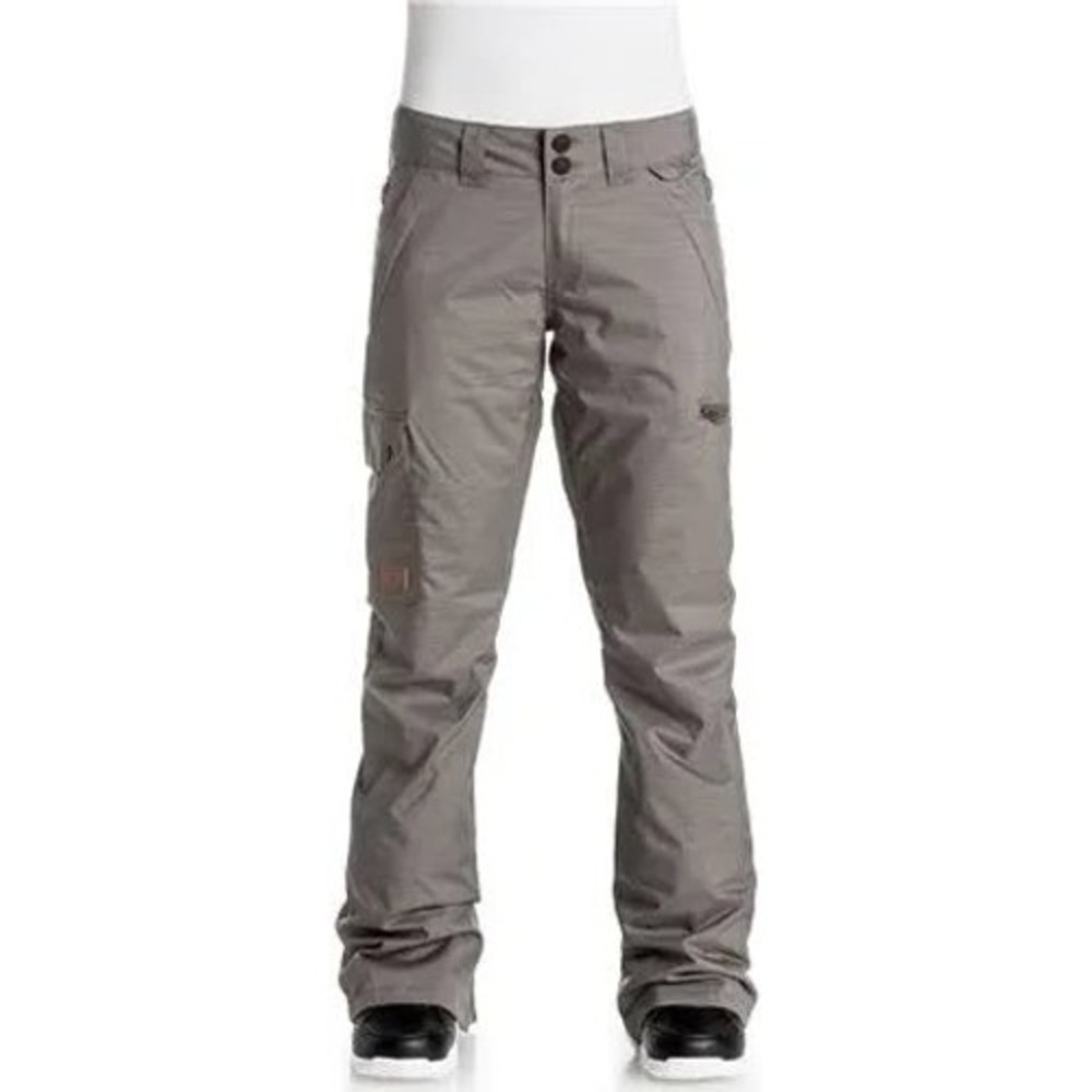 DC Recruit 10K Waterproof Gray Snow Snowboard Pants Women's Size Large